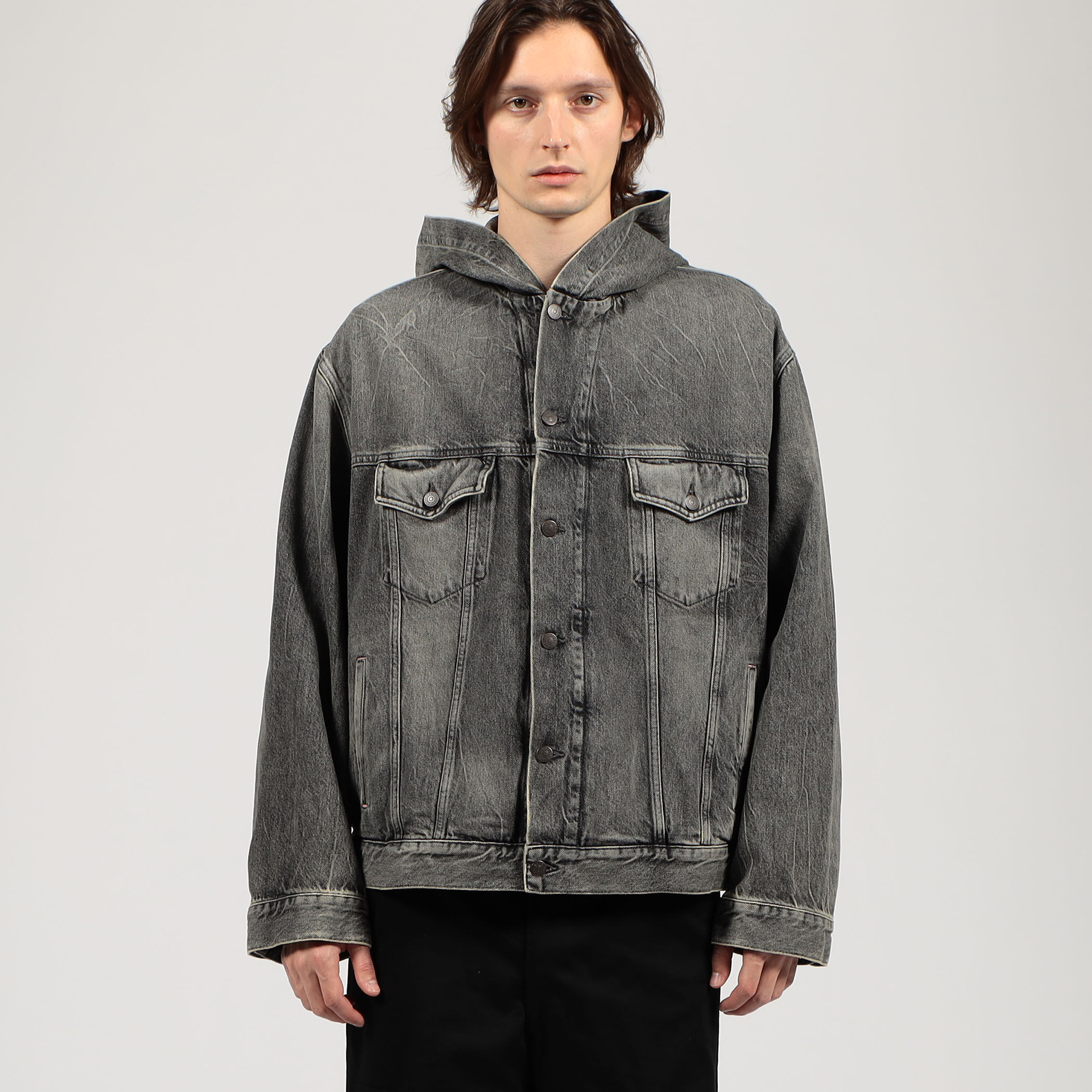 Acne Studios フーデッドデニムジャケット｜トゥモローランド 公式通販