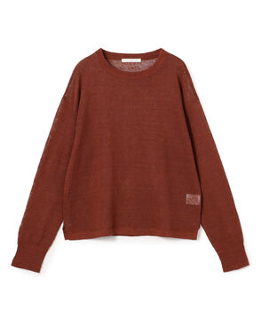 リネンコード クルーネックプルオーバー