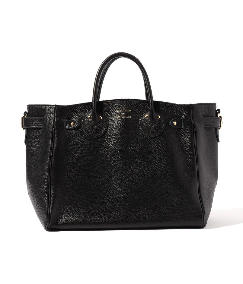 YOUNG & OLSEN EMBOSSED LEATHER BELTED バッグ