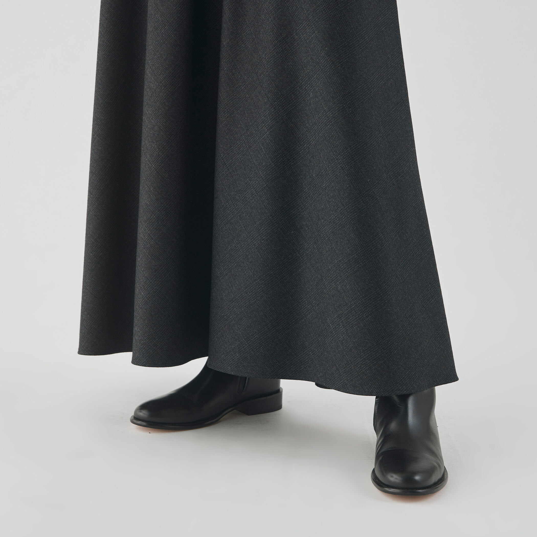 フラノストレッチ ギャザーマキシスカート｜トゥモローランド 公式通販