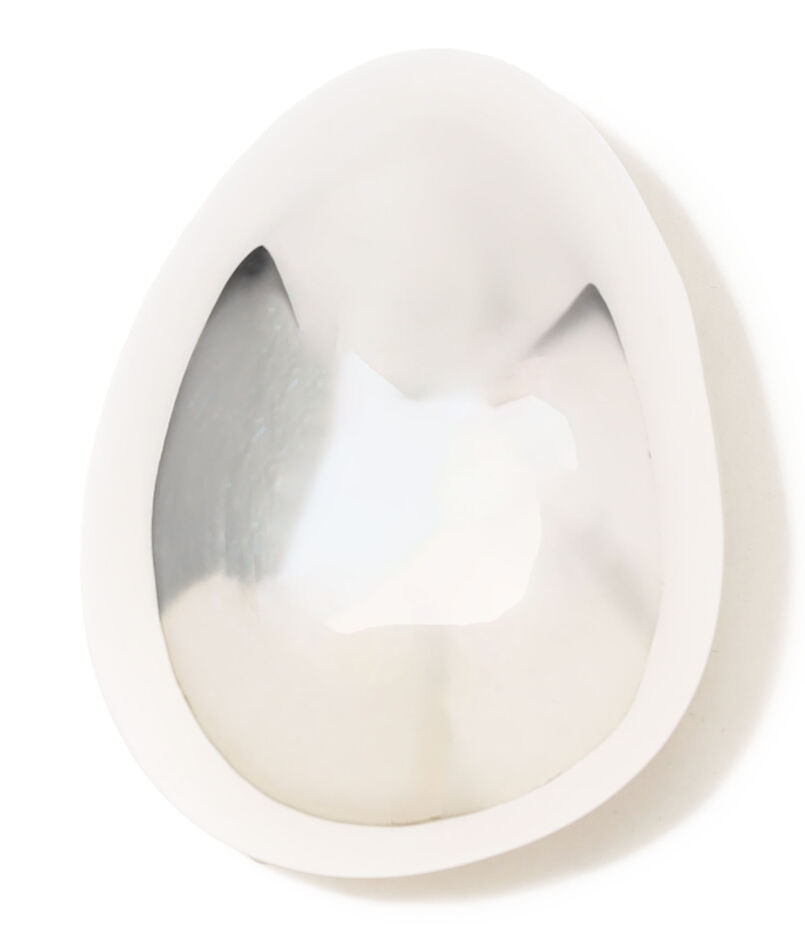 JAMIRAY EGG SCULPTURE シルバーブローチ
