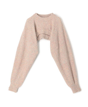 ■ウールブークレー クロップドニット