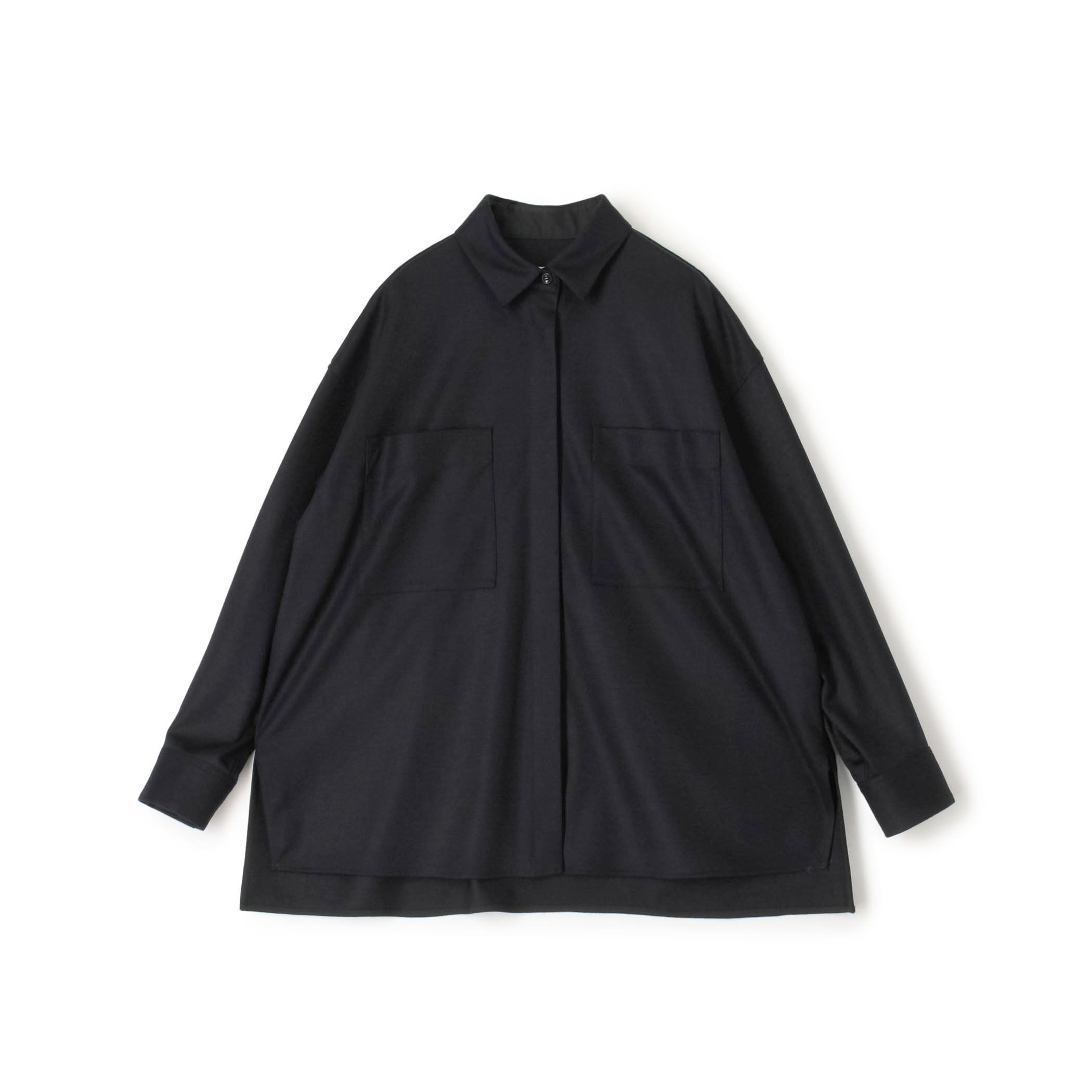 ウールスムース ビッグシャツ｜トゥモローランド 公式通販