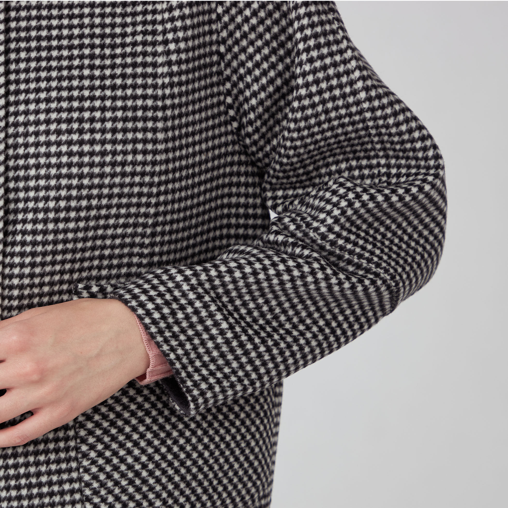 ドゥロワー ウール ダブルフェイス リバーシブル ノーカラージャケット ドゥロワー ウール ダブルフェイス リバーシブル ノーカラージャケット