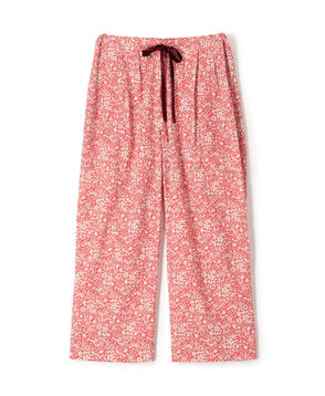 サマーリバティ ギャザーワイドパンツ