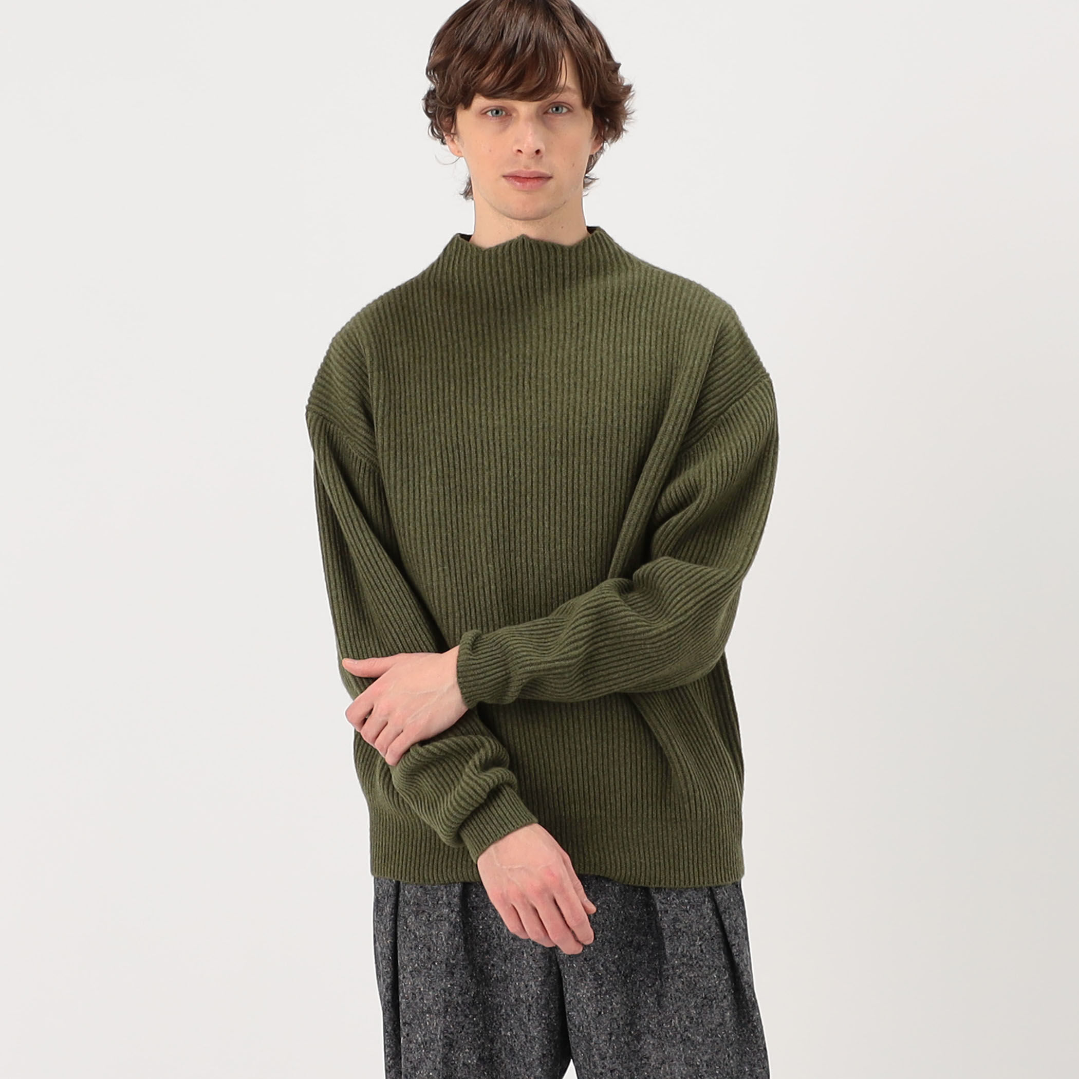 nonnotte Trangle Turtleneck タートルネックプルオーバーニット