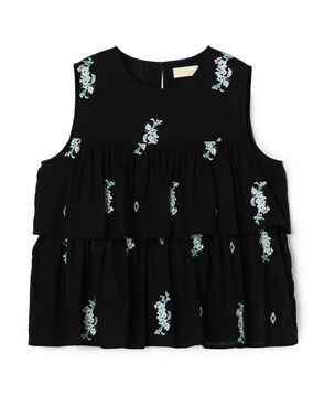 ne Quittez pas Cotton Voile Jasmine ブラウス