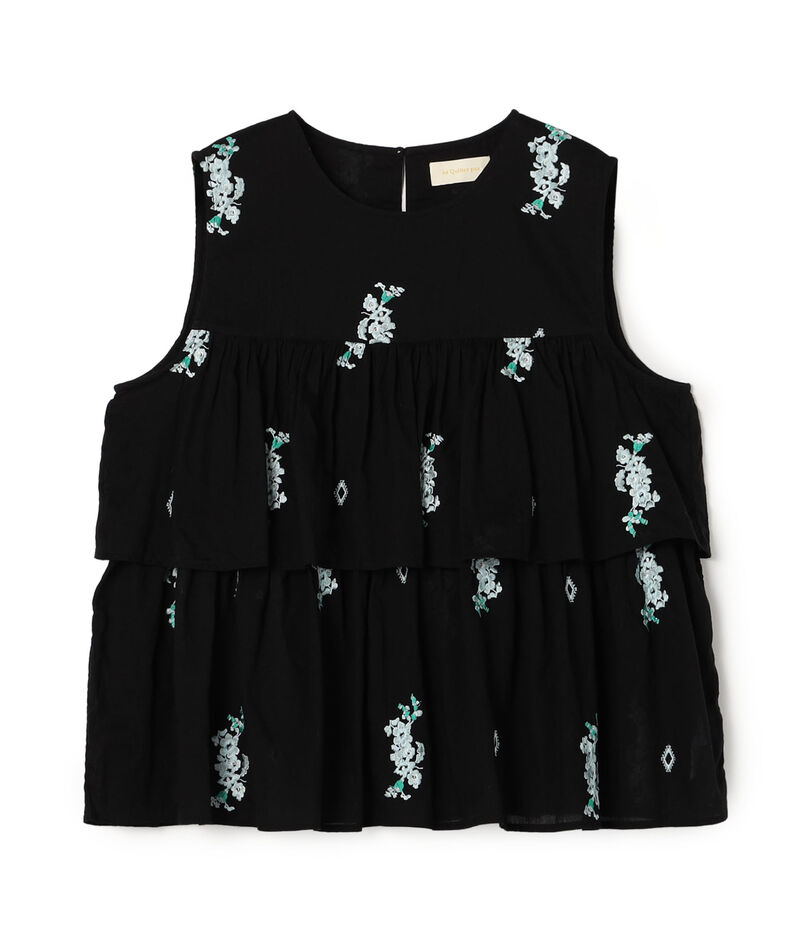 ne Quittez pas Cotton Voile Jasmine ブラウス