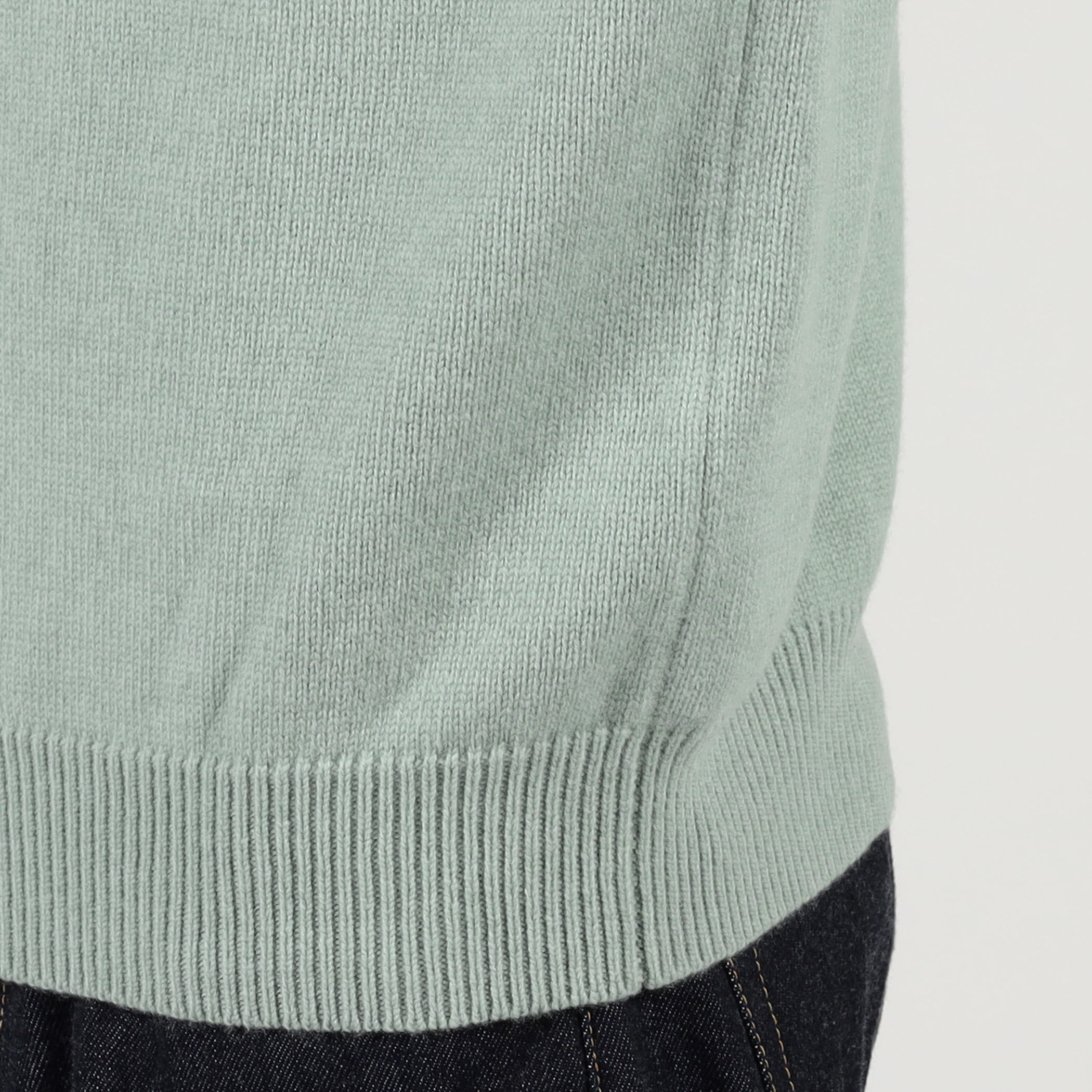 るんページ TOMORROWLAND tricot スーパーファインラムウール クルーネックプル