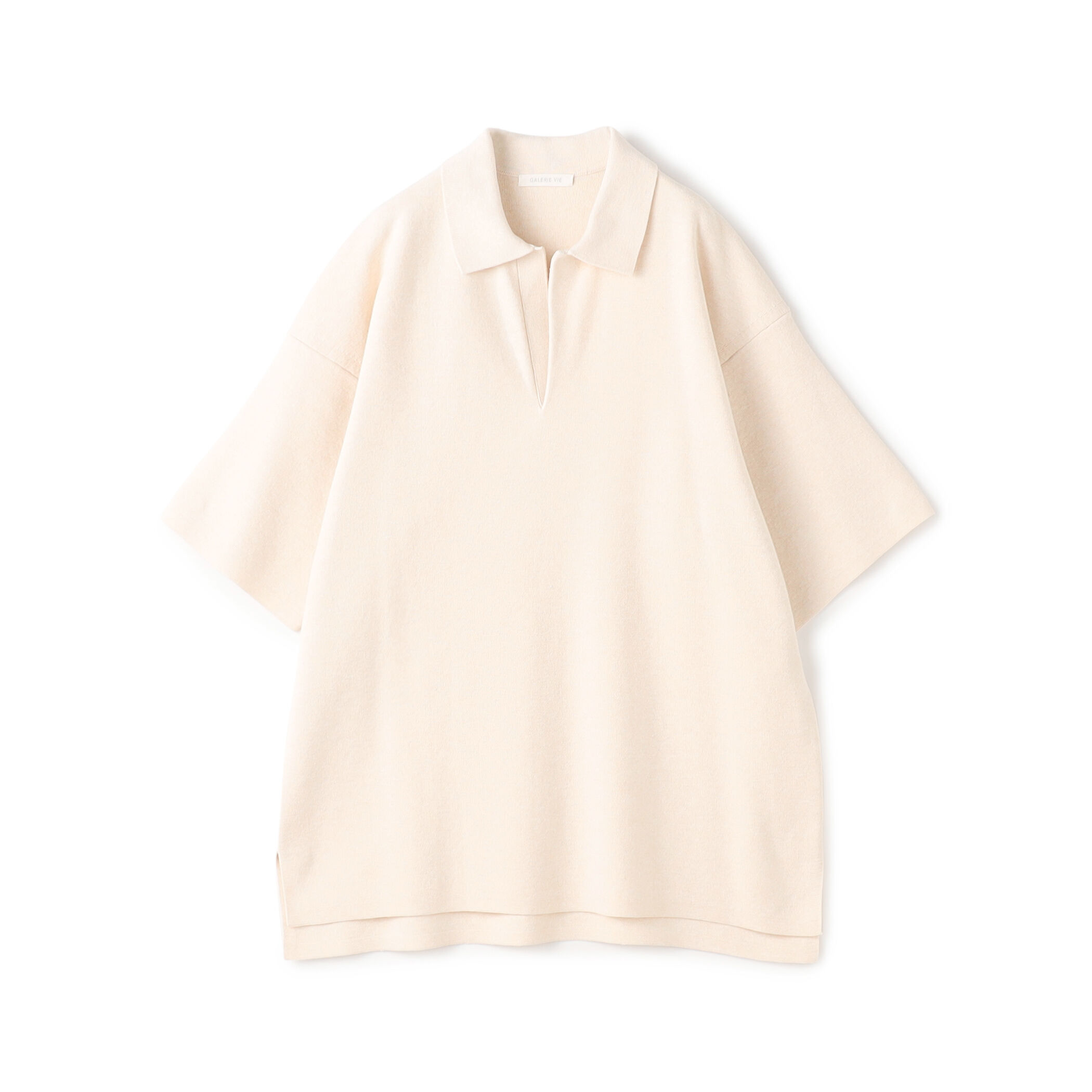 □ミラノリブ ビッグポロプルオーバーニット｜トゥモローランド 公式通販