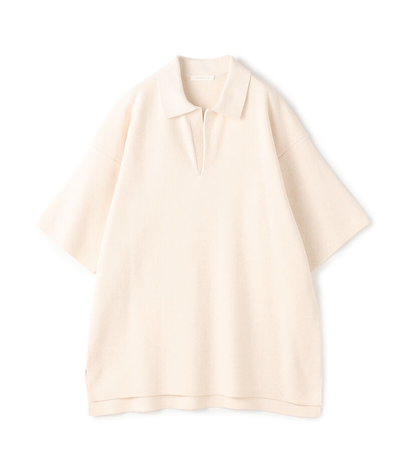 ■ミラノリブ ビッグポロプルオーバーニット