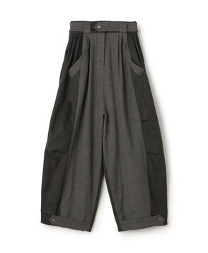 Niccolo Pasqualetti WIDE-LEGGED TROUSERS タックワイドパンツ