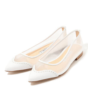 NEBULONI E.  MESH TULLE フラットパンプス
