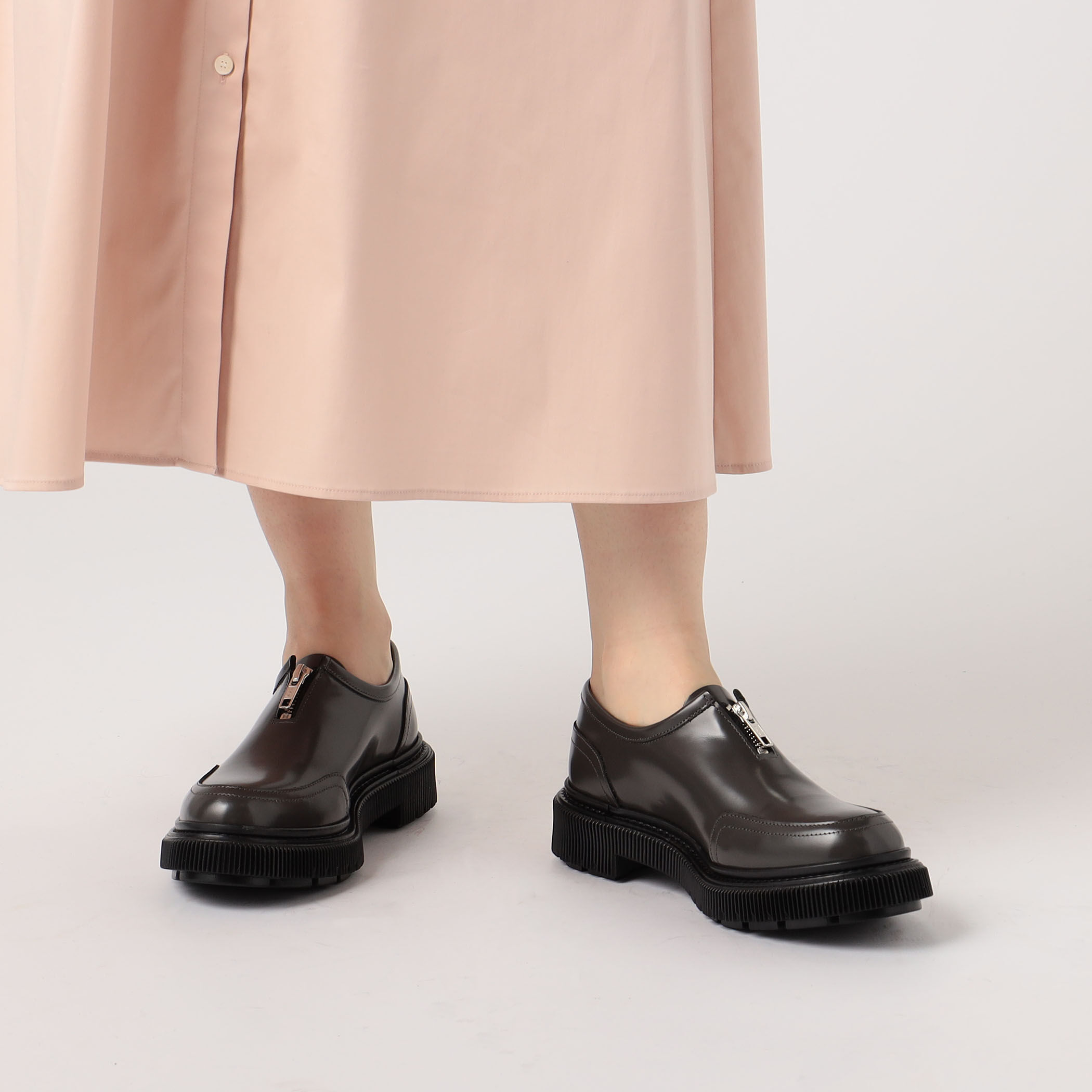 ADIEU Zipper Slippers