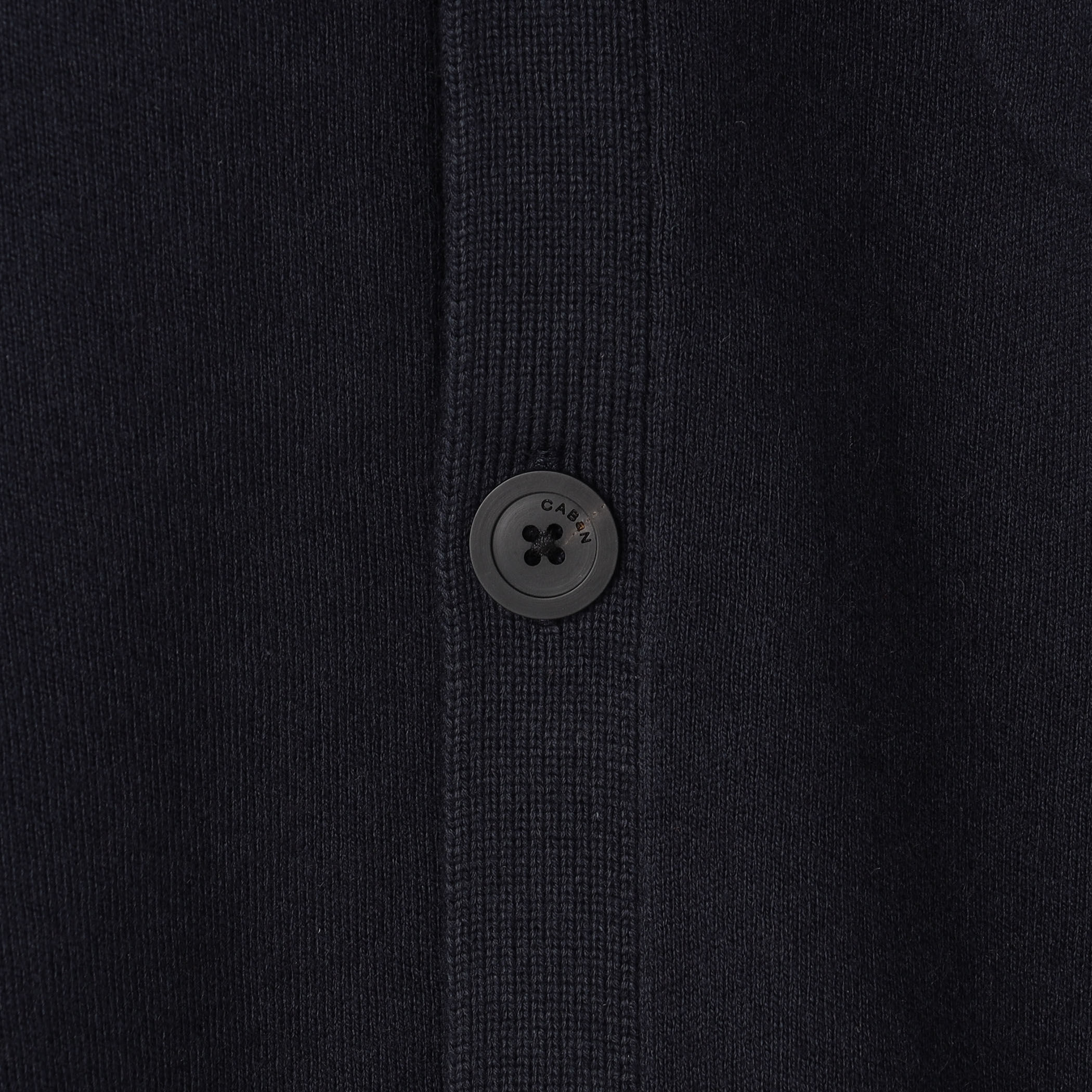 CABaN コットンカシミヤ ポケットクルーネックカーディガン
