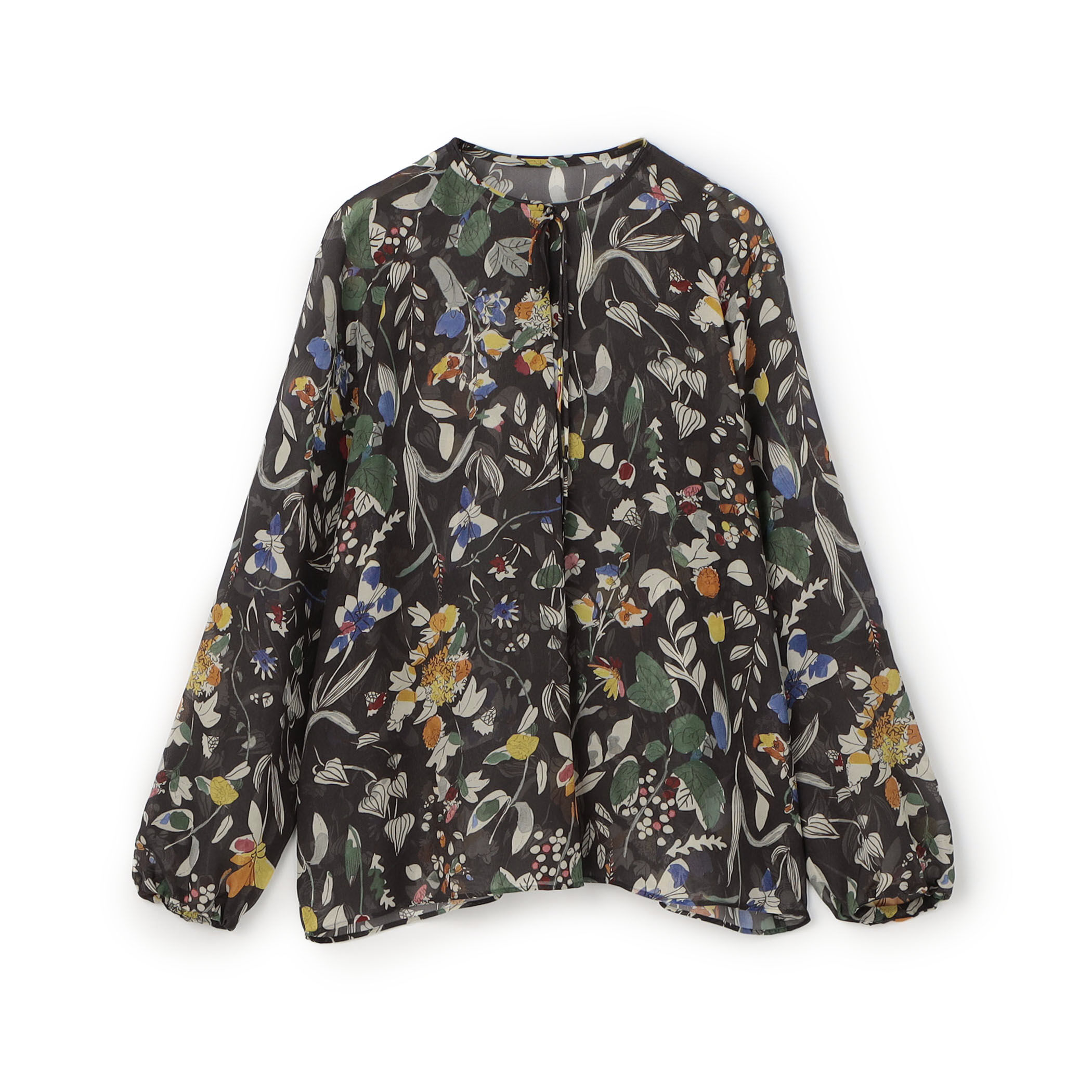 マンダフラワープリント ボウタイブラウス｜トゥモローランド 公式通販