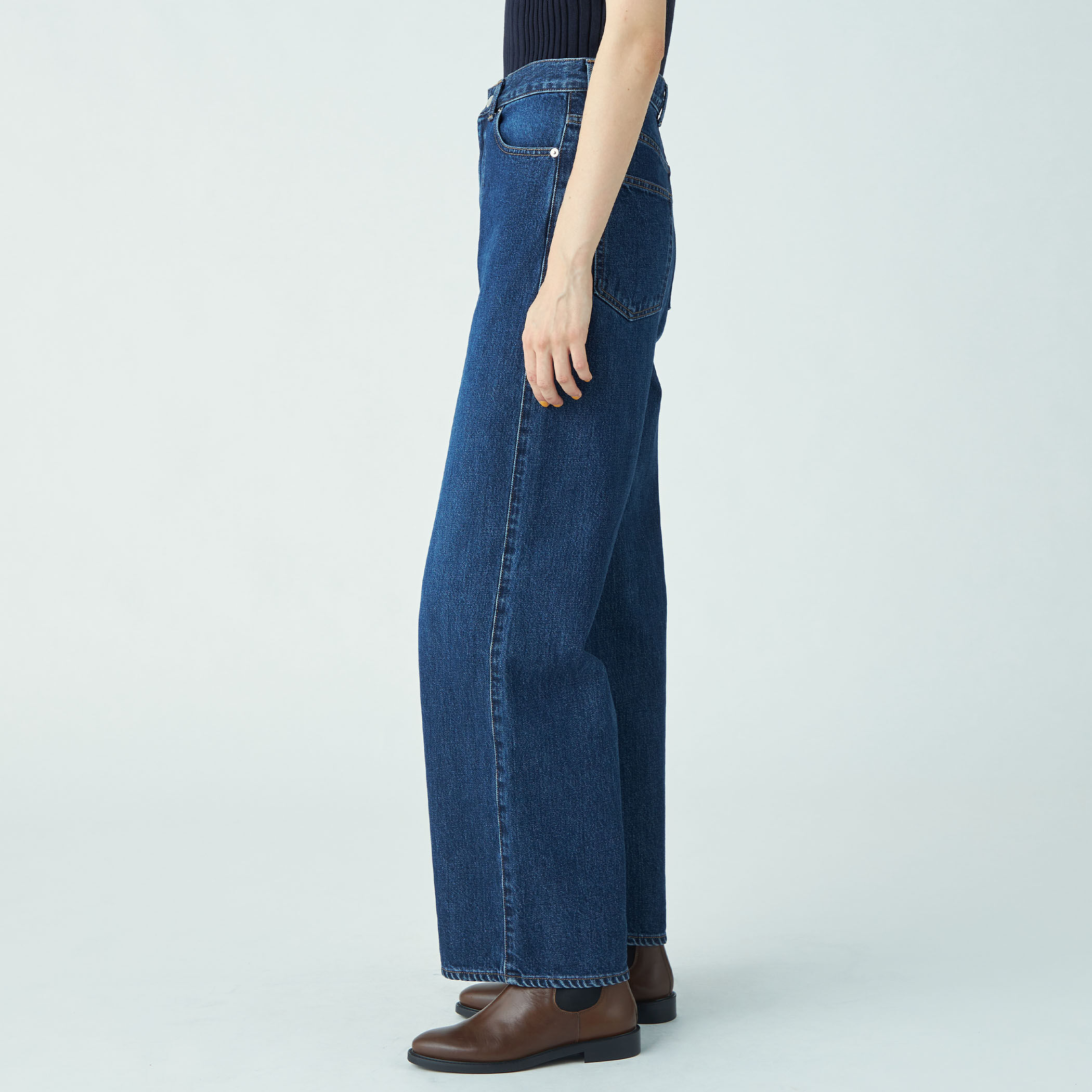 tomorrowland MACPHEE デニム ワイドストレートパンツ