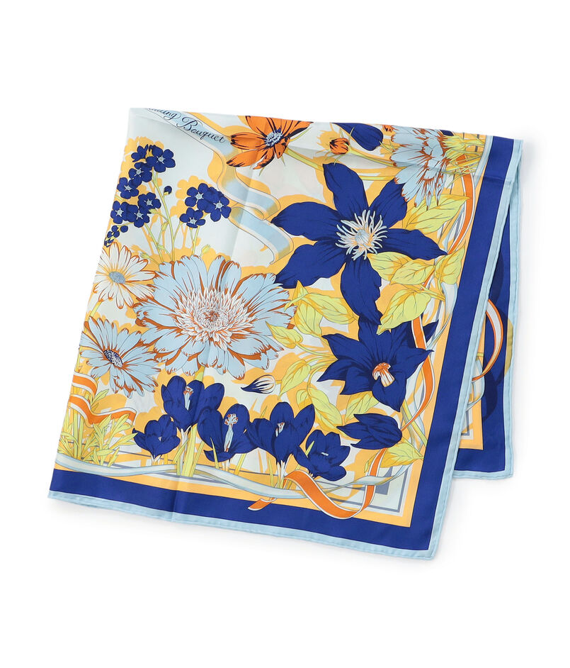 manipuri FLOWER シルクスカーフ