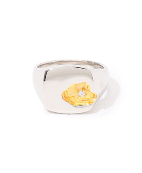 TOM WOOD MIned Ring Large Diamond