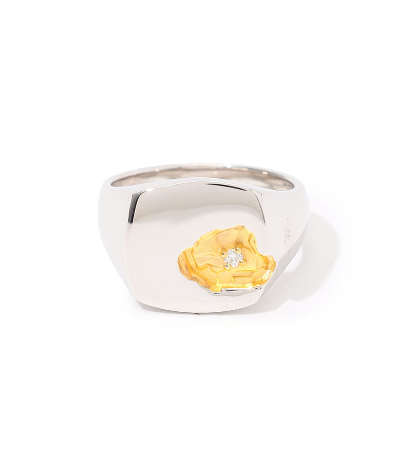 TOM WOOD MIned Ring Large Diamond