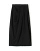 ウールツイル ドレープミディスカート