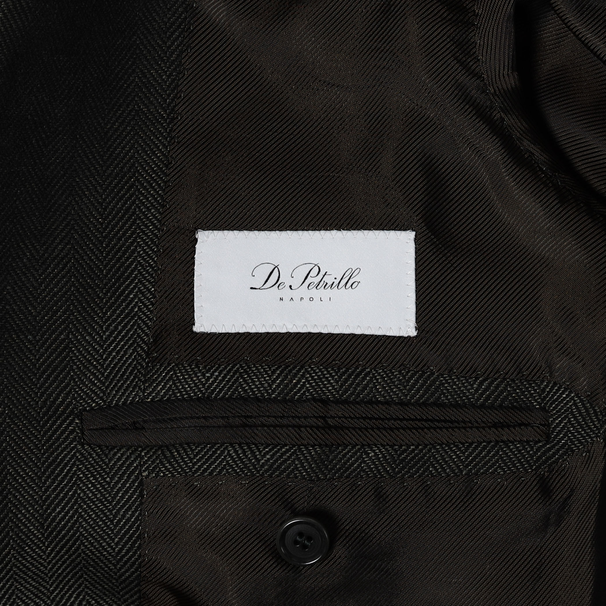 別注】De Petrillo リネンコットン シングルブレステッド3B