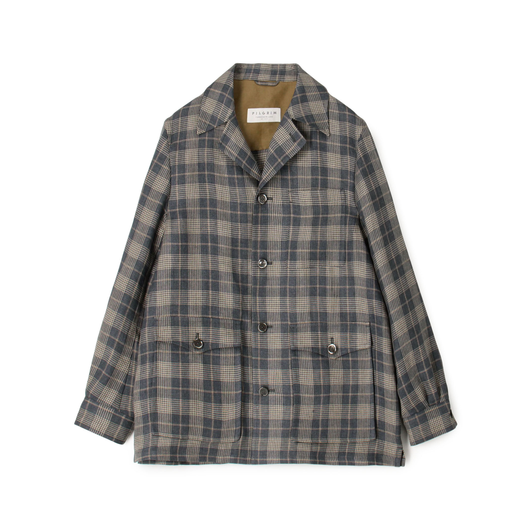 リネン ダブルポケット シャツジャケット SOLBIATI｜トゥモローランド