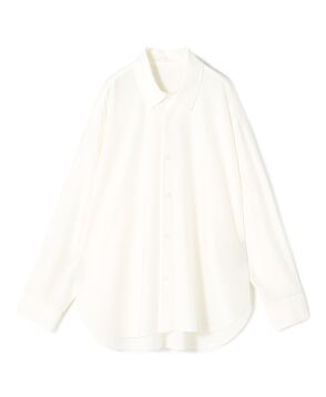 シルキーコットン ショートレングスシャツ