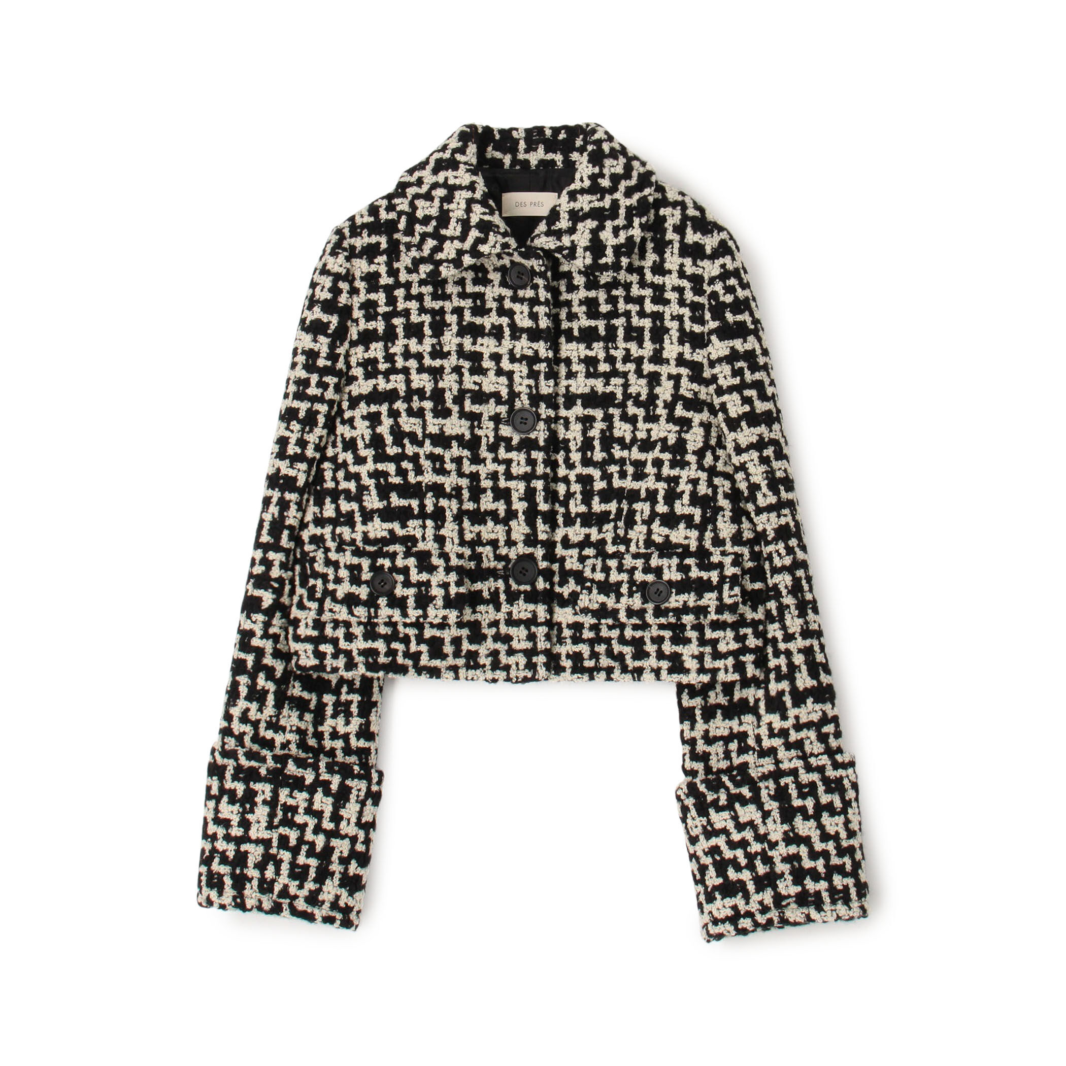 トゥモローランド　ショート丈ジャケット　36 セール】 エアリークロス ショートジャケット （ミリタリージャケット