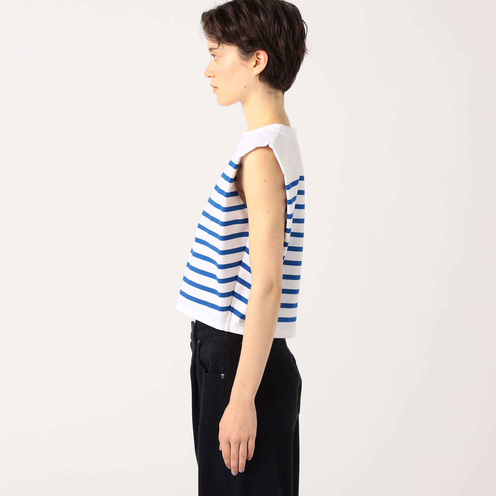 HYKE SLEEVELESS ボーダートップス　1サイズ HYKE＞新作入荷 08.13 | st company online store 入荷案内ブログ