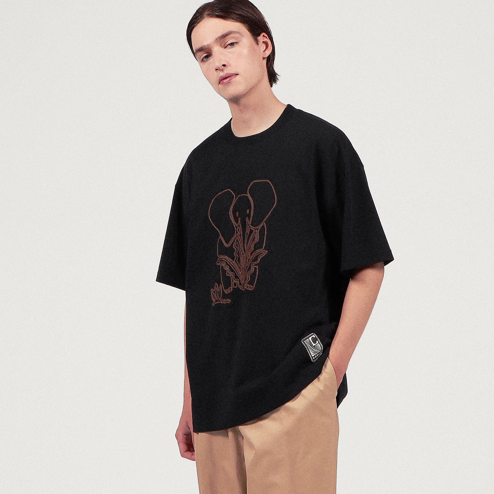 CABaN tシャツ ドライスビンコットン ハーフスリーブTシャツ