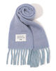 Acne Studios ロゴラベル フリンジスカーフ