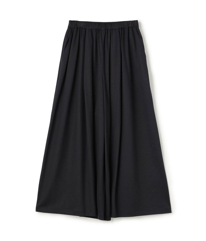 【WEB先行予約】シルキーコンパクトジャージー イージーワイドパンツ