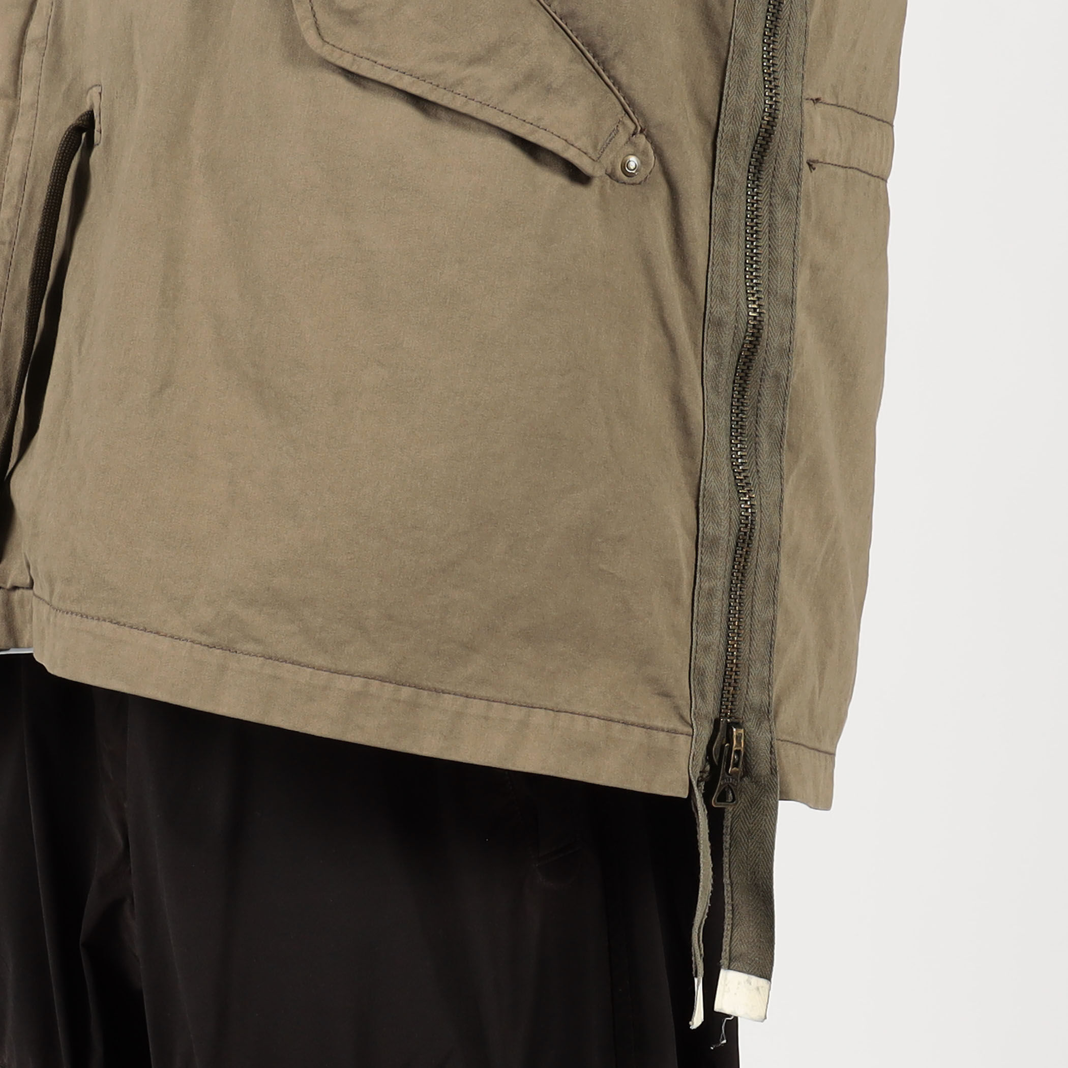 kiminori morishita Garment dyed st mods with fur liner