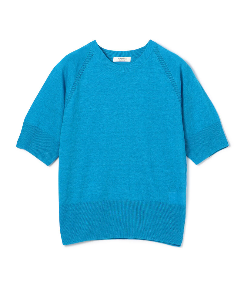 プレーンリネン ハーフスリーブプルオーバー