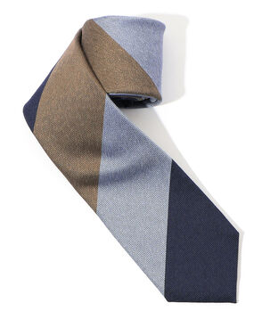 TOMORROWLAND シルク レジメンタルストライプネクタイ