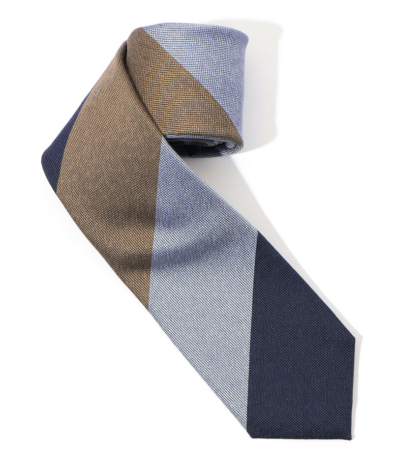 TOMORROWLAND シルク レジメンタルストライプネクタイ