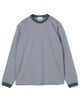 オーガニックコットン クルーネックボーダーTシャツ