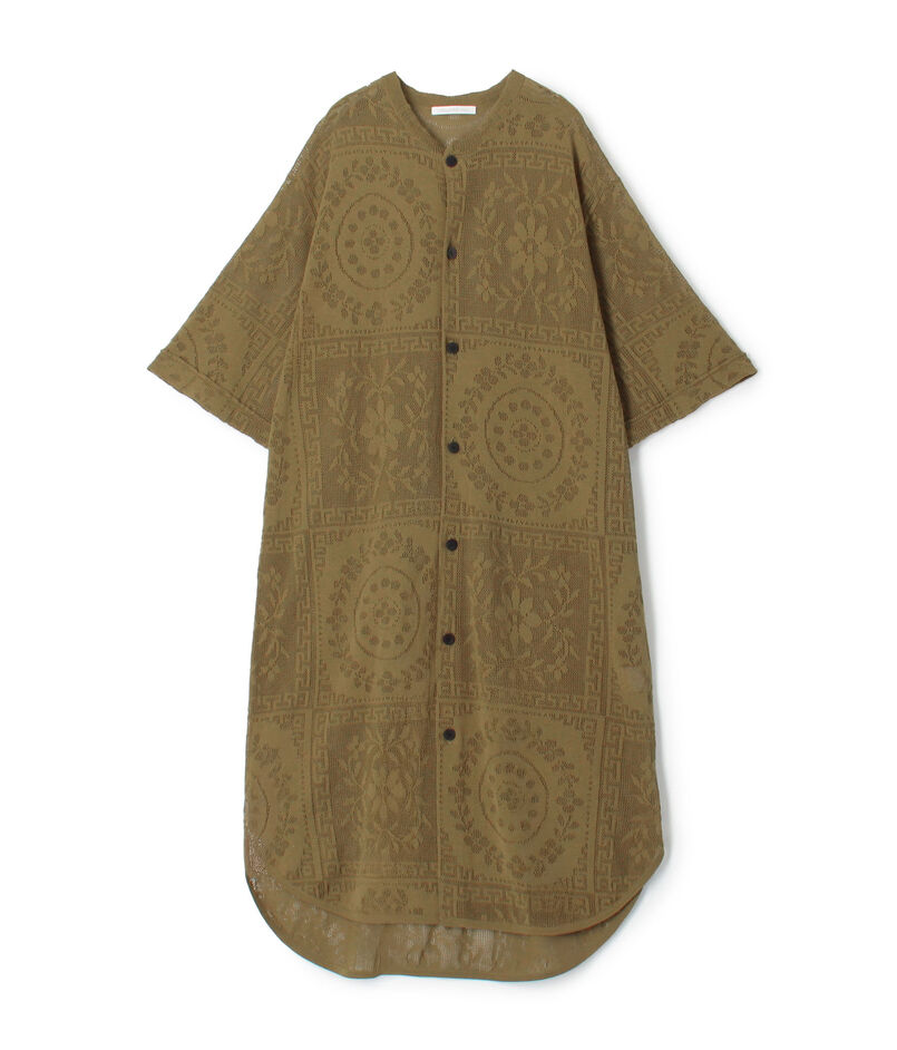 ■メッシュワーク ロングカーディガン