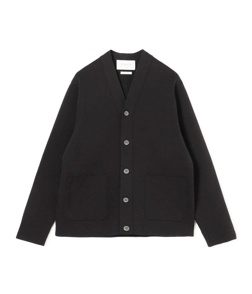 美品 TOMORROW LANDフード付き厚手カーディガン 脂っこ