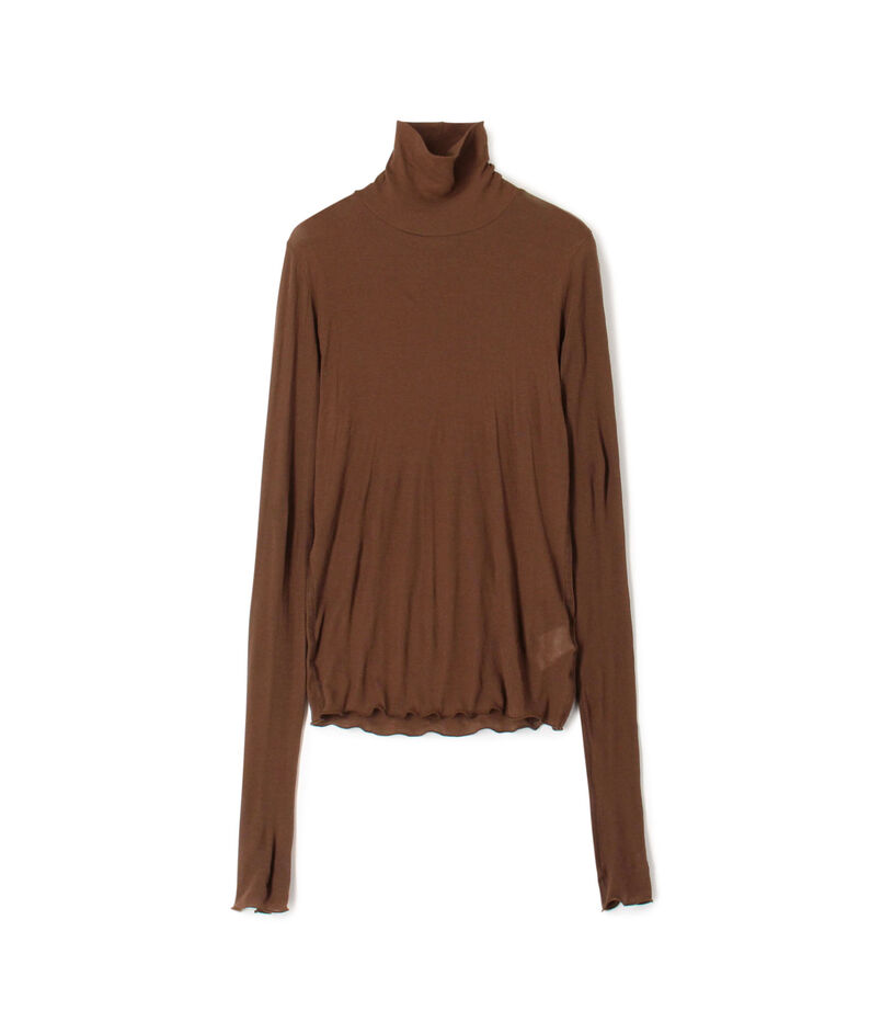 ●コットンフライスハイネックプルオーバー