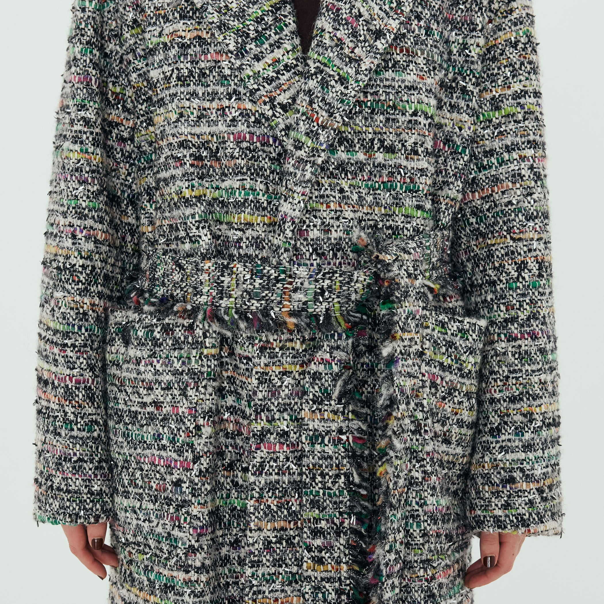 ツイード ローブコート｜トゥモローランド 公式通販