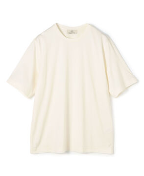 シルクコットンジャージー クルーネックTシャツ