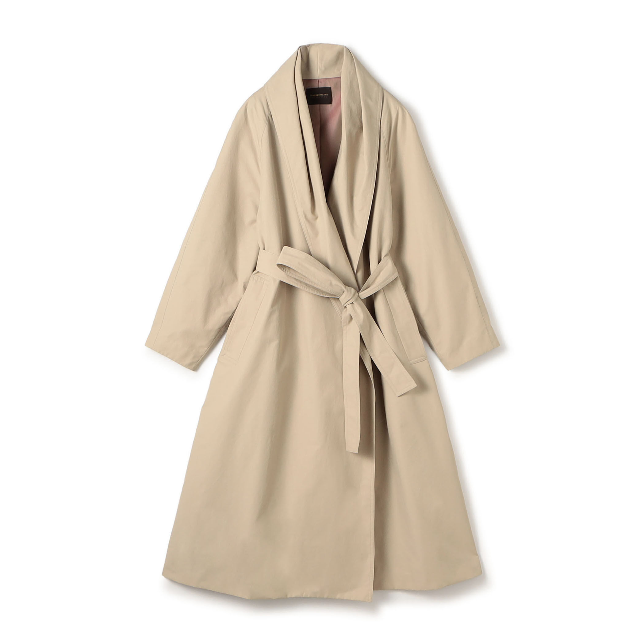 スムースクロス ベルテッドガウンコート｜トゥモローランド 公式通販