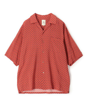 mando キュプラレーヨン ショートスリーブ オープンカラーシャツ