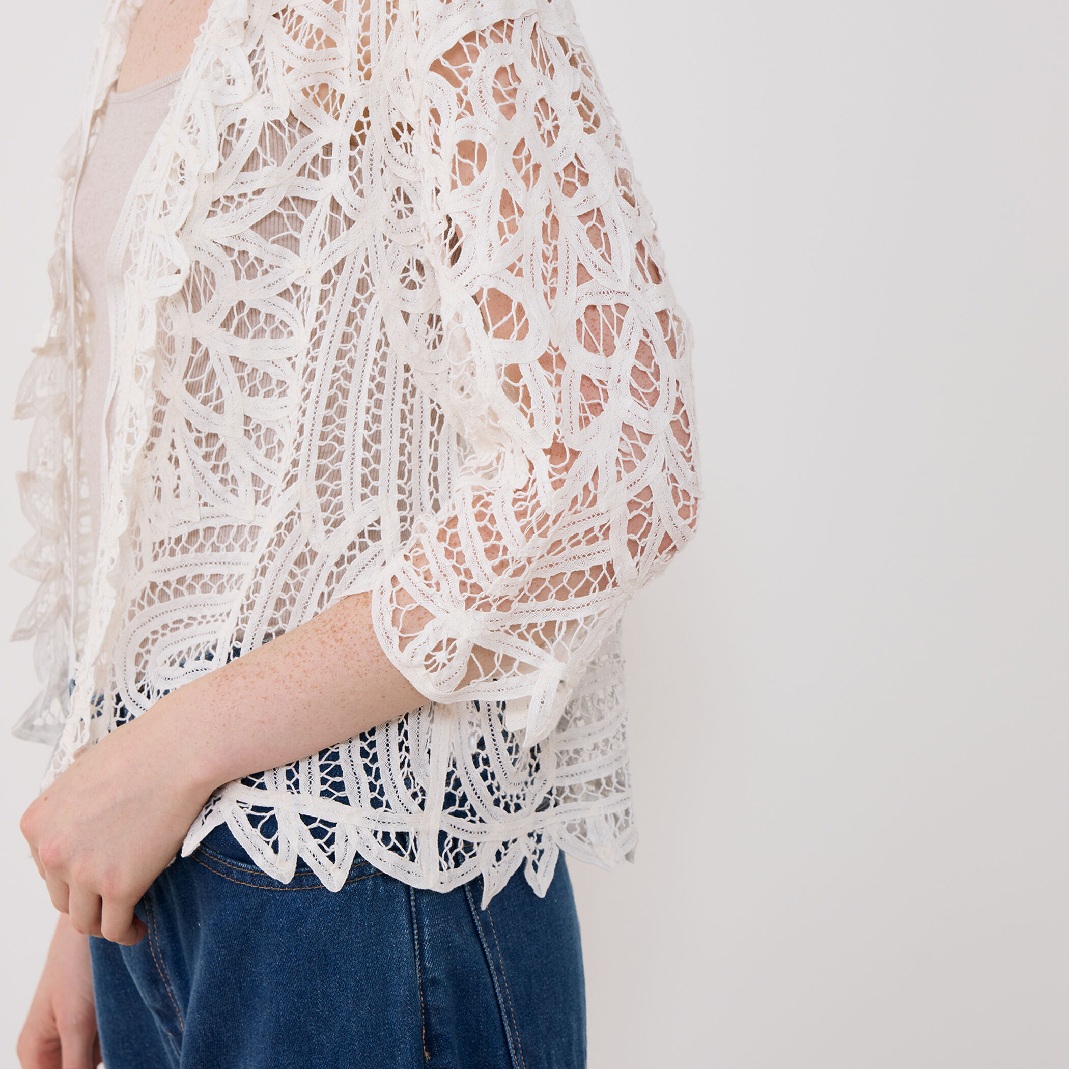 バテンレース シャツジャケット｜トゥモローランド 公式通販