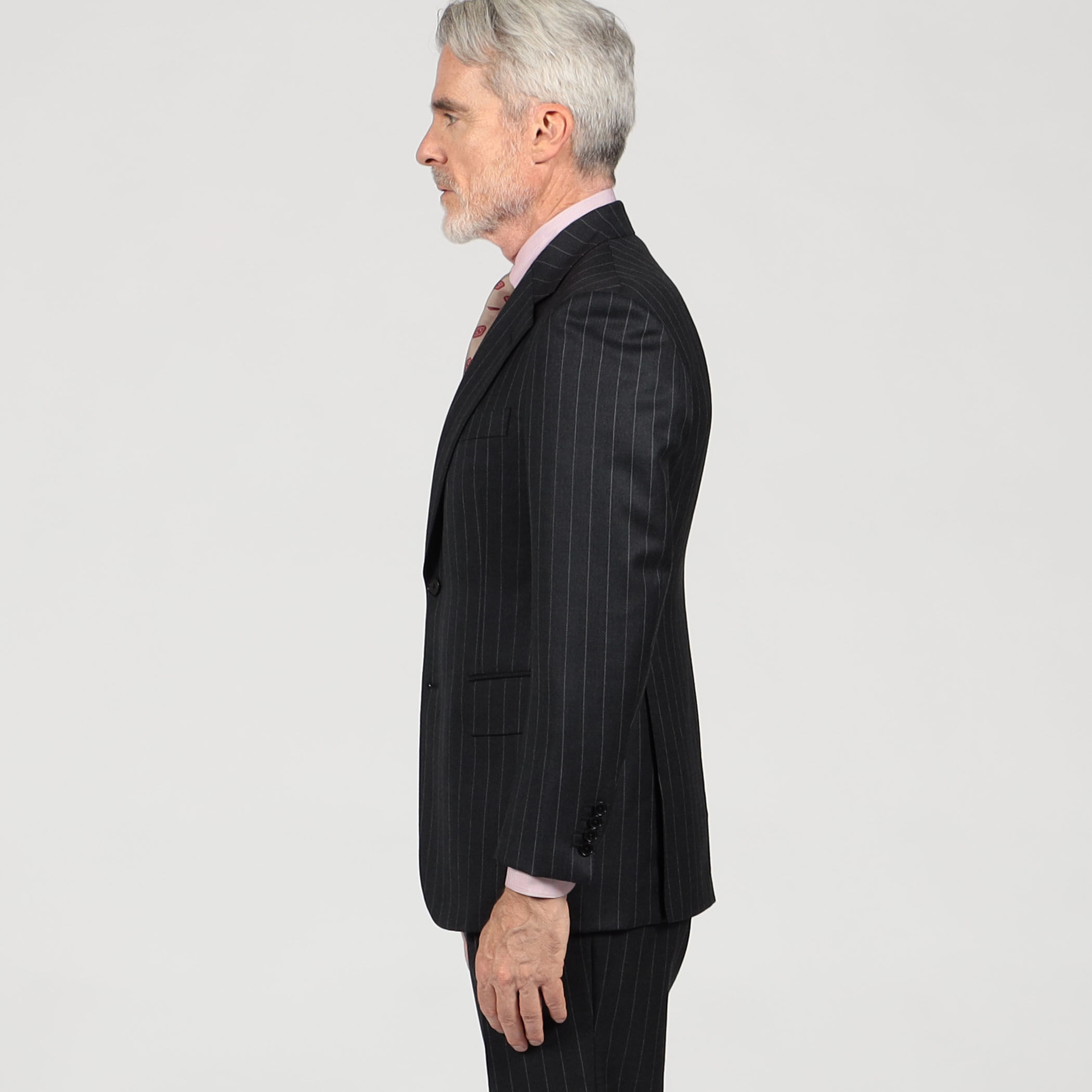 ウール シングルブレステッド2Bスーツ ISLAND FLEECE E.Zegna