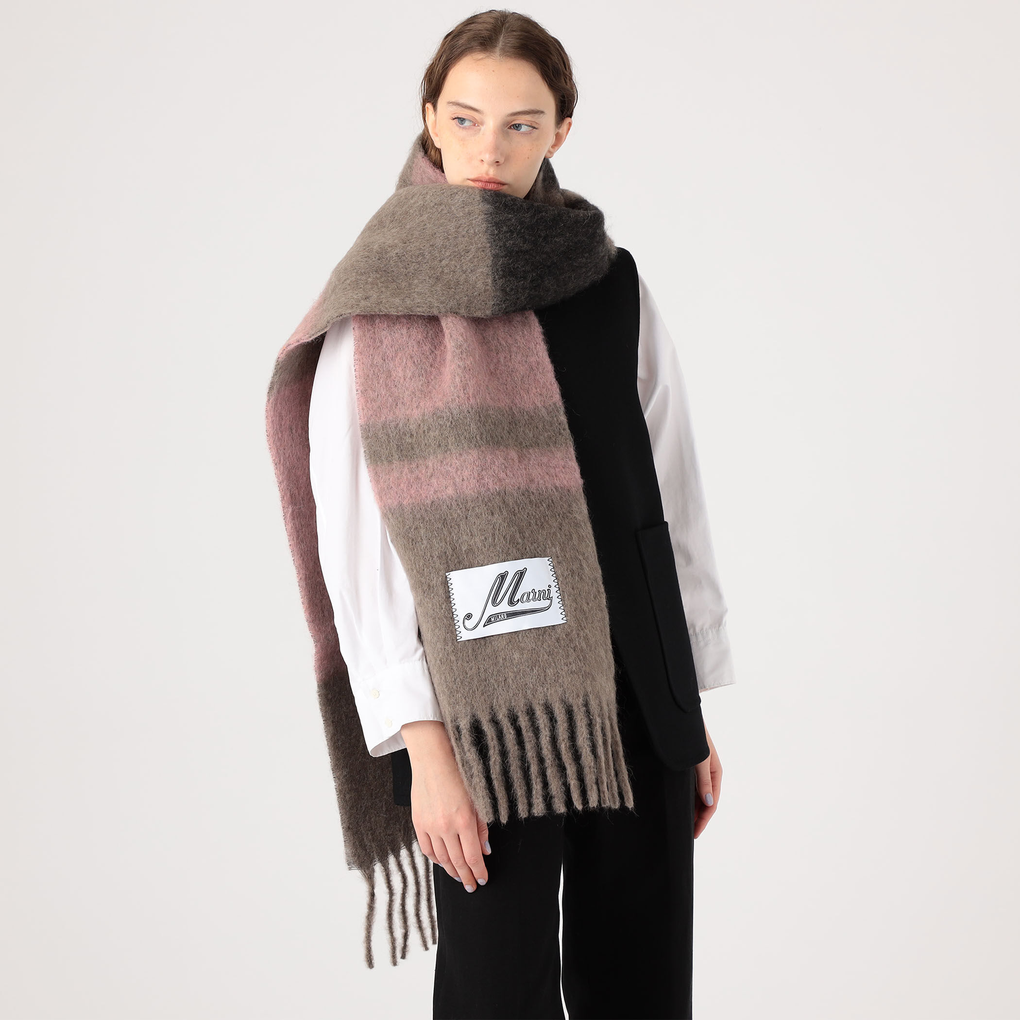 美しい MARNI アルパカモヘヤミックス 公式通販 ストール｜トゥモローランド ジャケット、上着