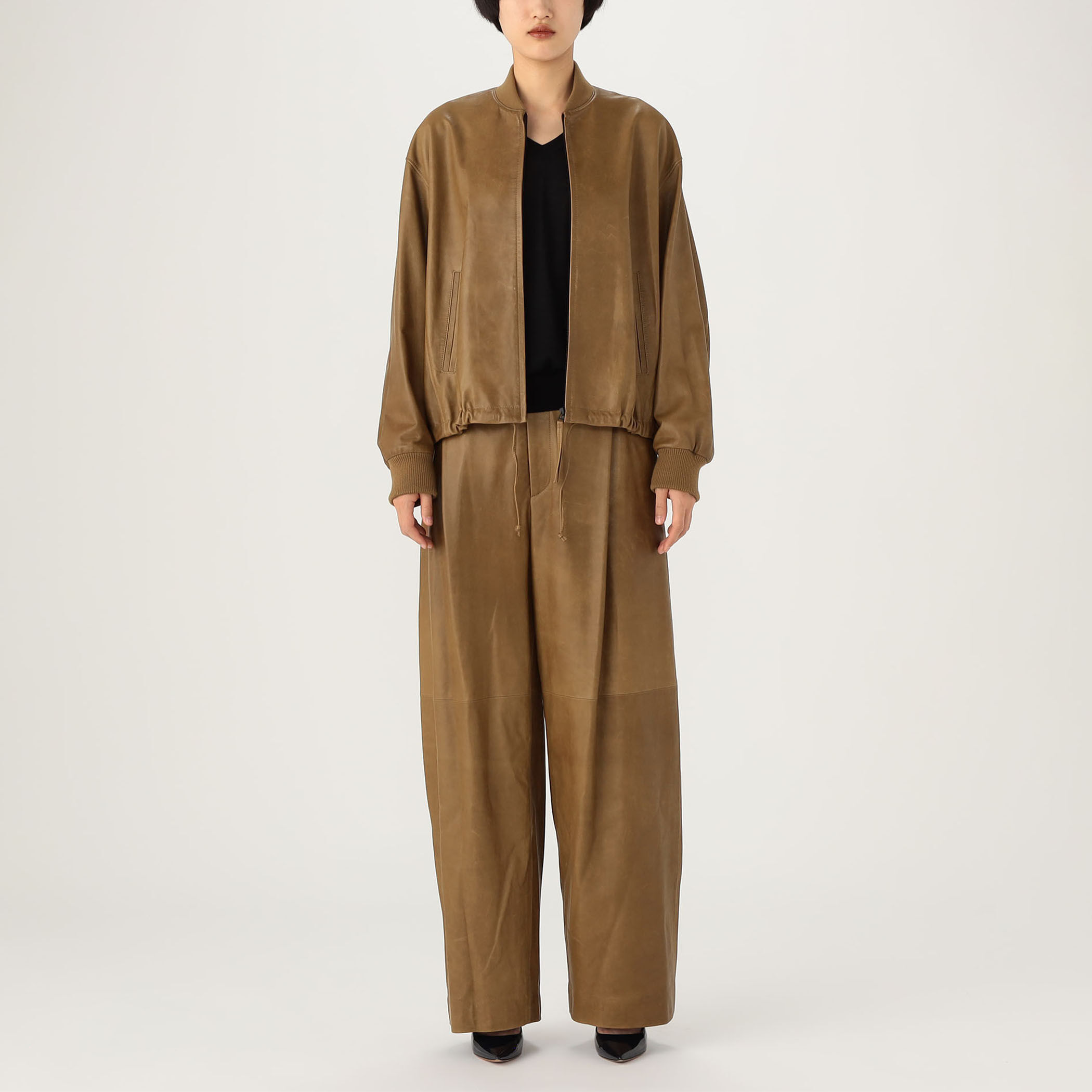 アンティークレザー パンツ｜トゥモローランド 公式通販