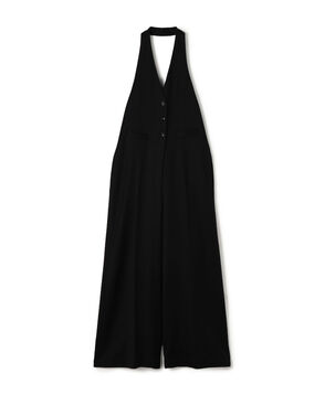 ウールドスキン ホルターネックジャンプスーツ